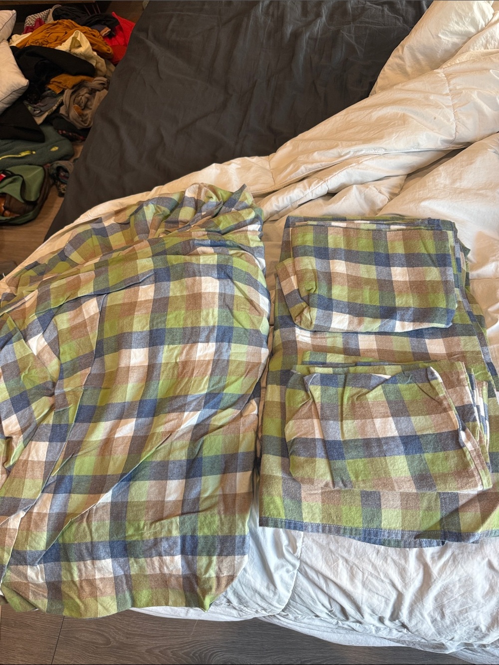 brooklinen FULL flannel sheets